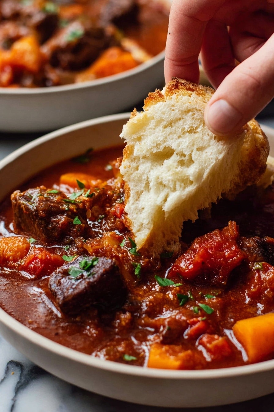 Hungarian goulash - Serving Suggestion
