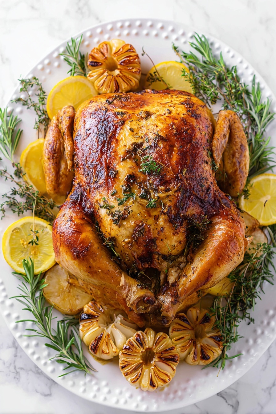 Lemon Herb Chicken - Serving Suggestion