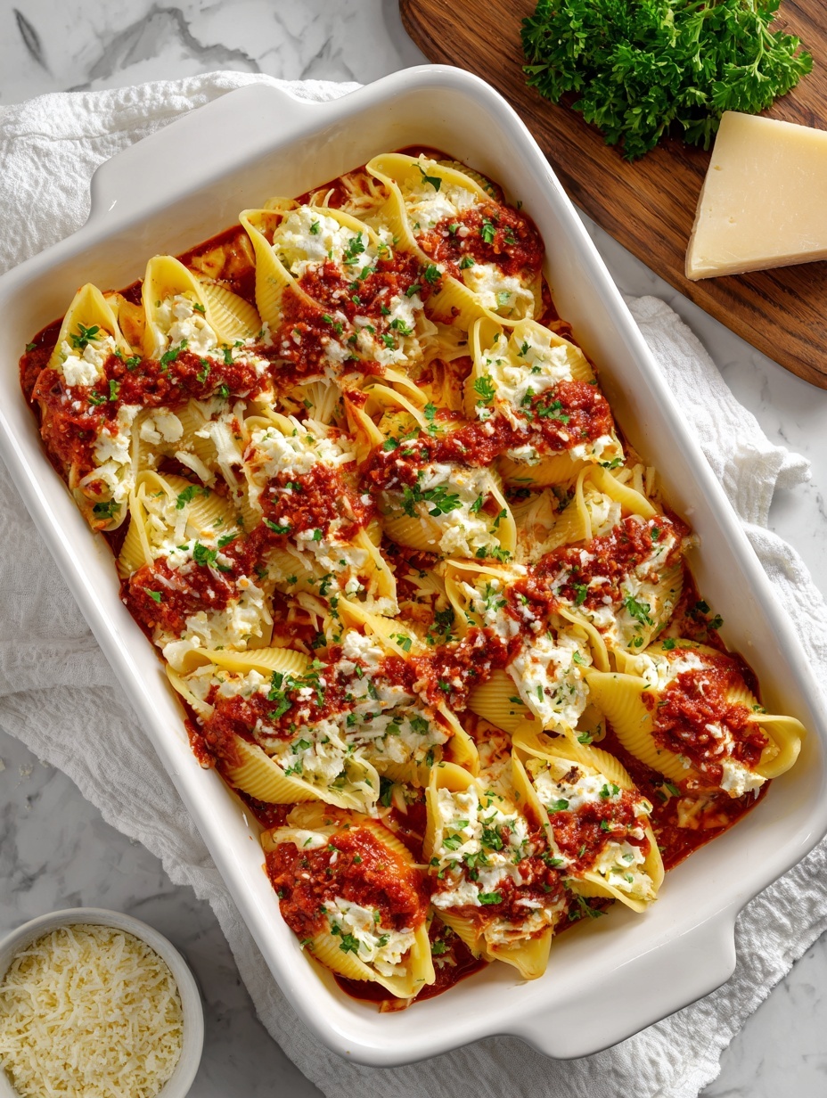 stuffed shells - Serving Suggestion