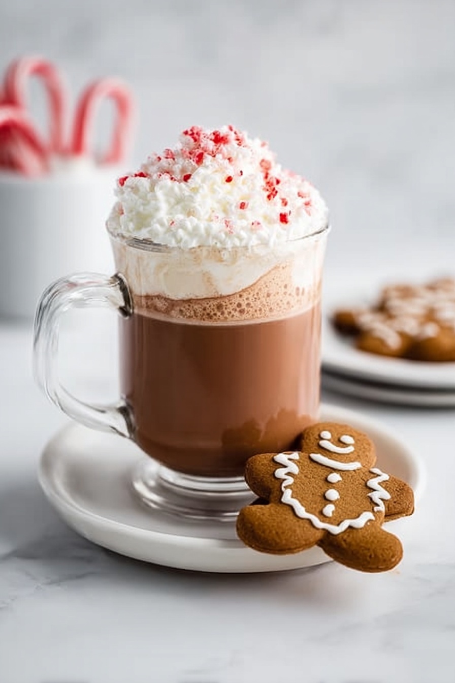 peppermint mocha - Serving Suggestion
