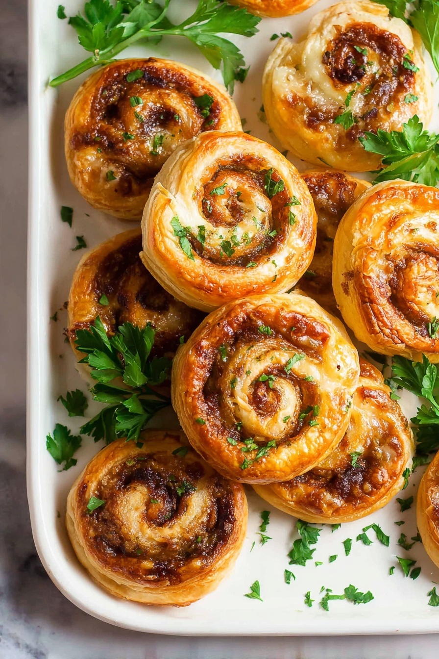 pesto prosciutto pinwheels - Serving Suggestion