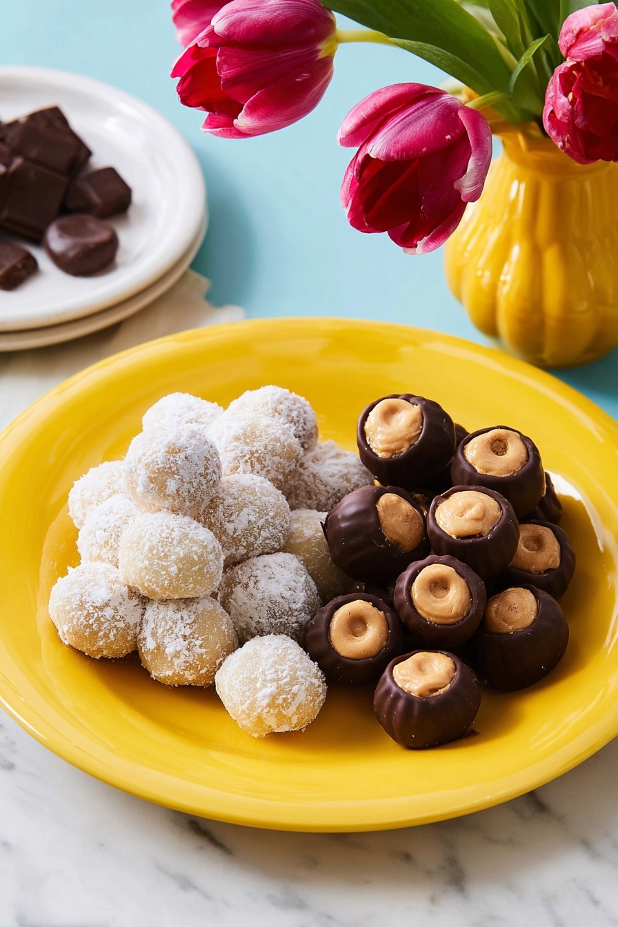 snowball cookies - Serving Suggestion