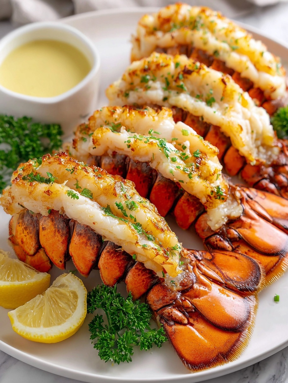 broiled lobster - Serving Suggestion