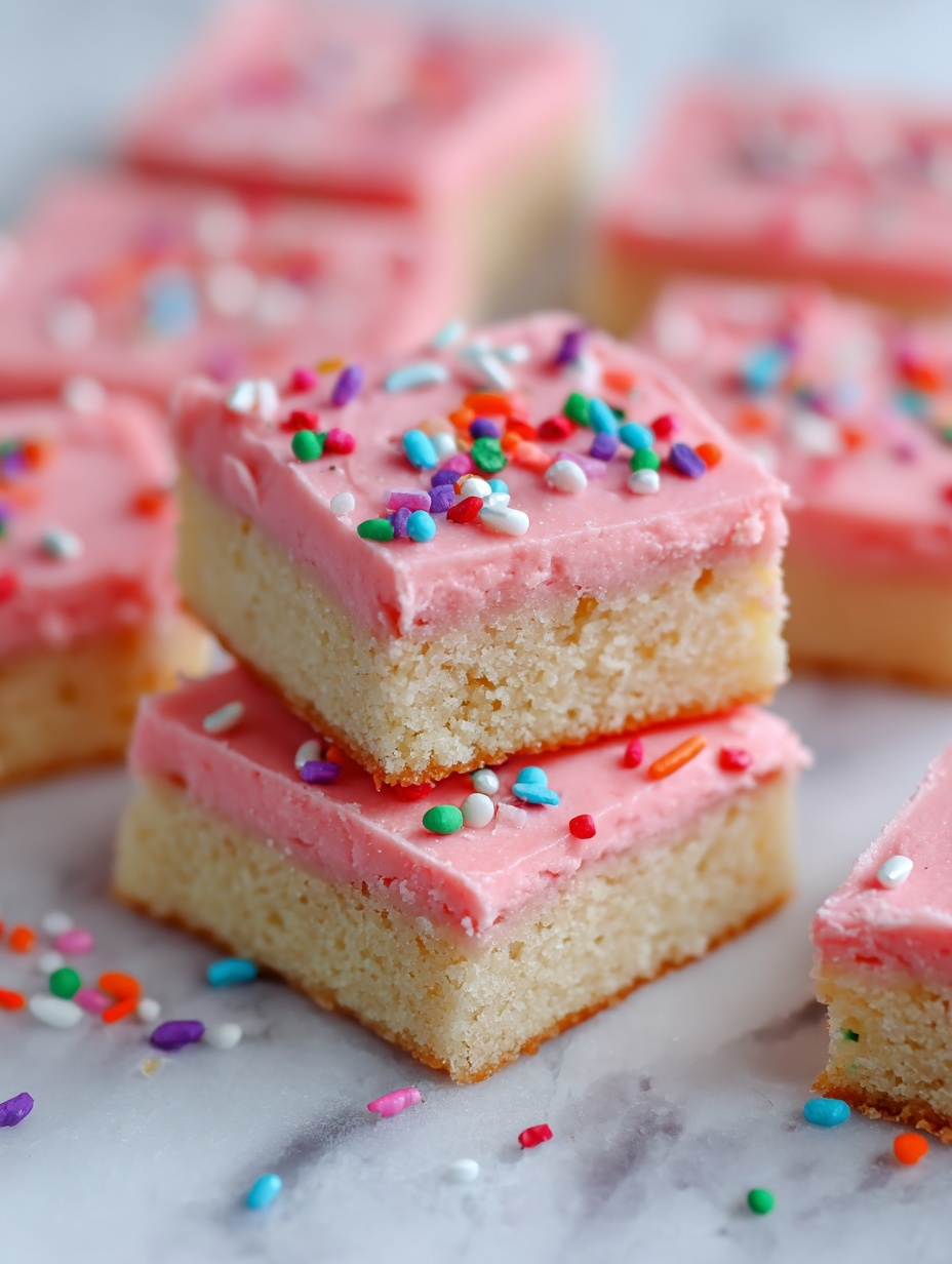 vegan sugar cookie bars - Serving Suggestion
